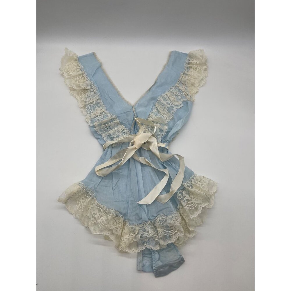 Vintage Bellina Lingerie Playsuit: 1960s Nylon Lace Romper, S/M MCM Sexy Teddy O